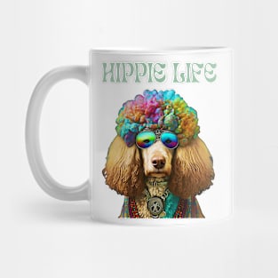 Hippie Life Poodle Mug